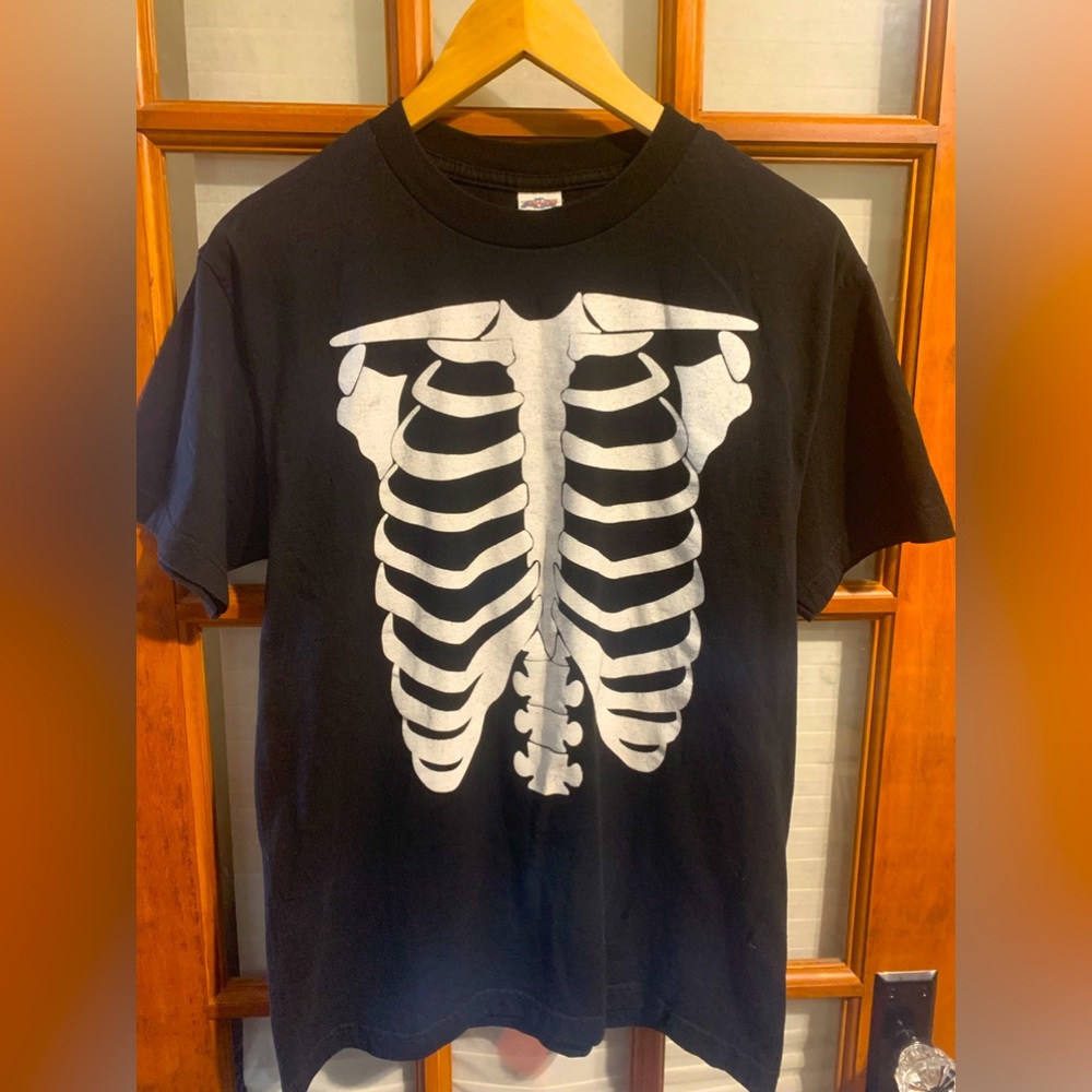 Black Ribcage skeleton shirt